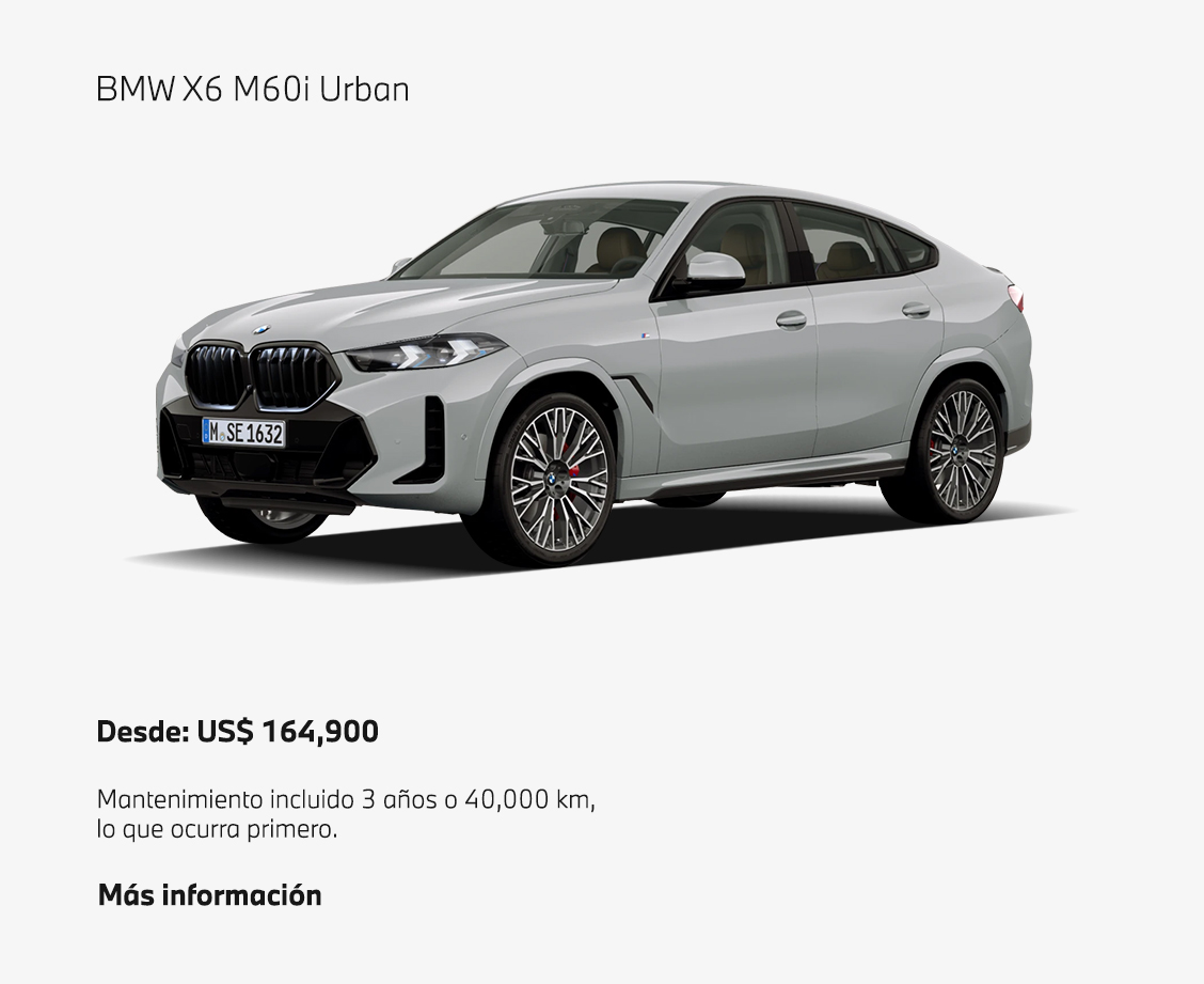 BMW X6 M60i Urban